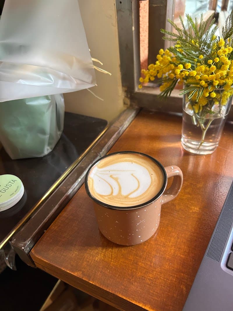 Dirty Anis signature latte art coffee